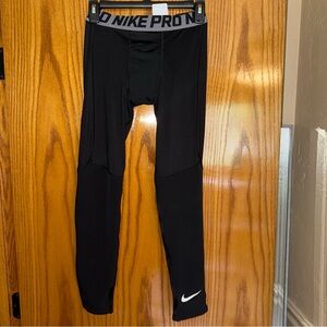 Nike Black Athletic Leggings with Compression Fit